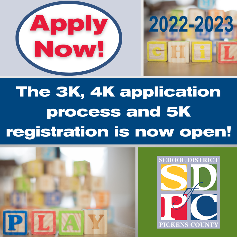 Pre-K Applications and 5K Registration OPEN!