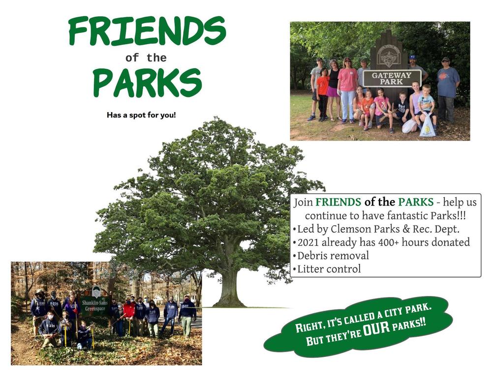 Friends of the Parks Volunteer Opportunity