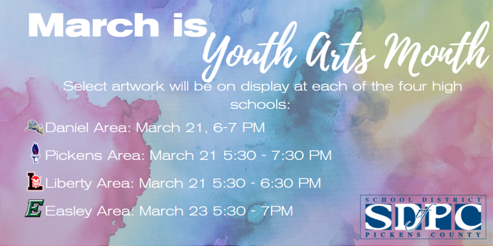 March is Youth Arts Month 
