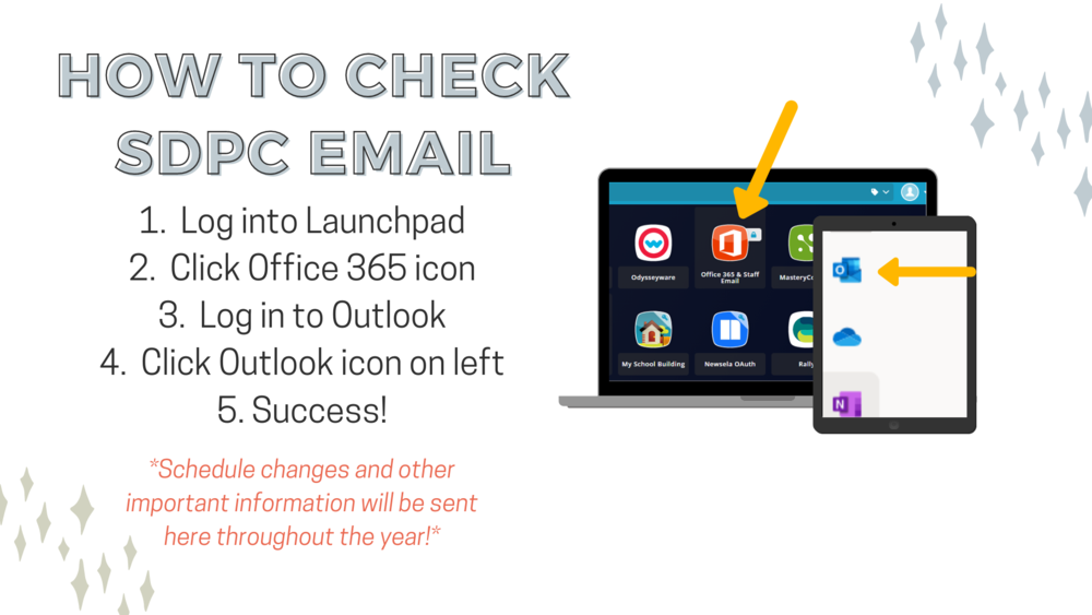 Check your SDPC email! 