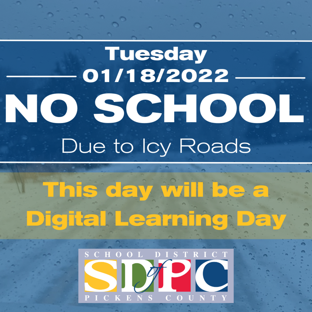 No School  - Tue. 1/18/22
