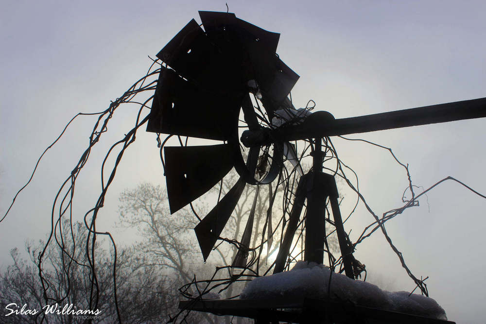Abandoned windmill