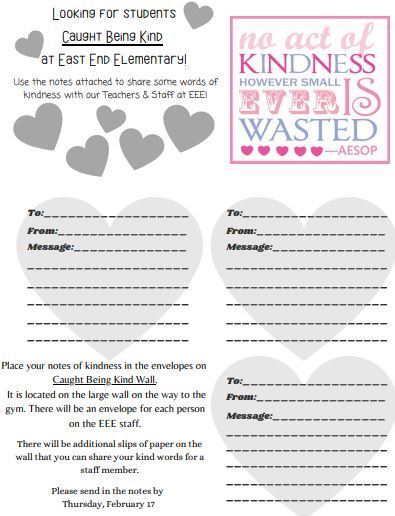 Random Acts of Kindness Week February 14 - 17, 2022