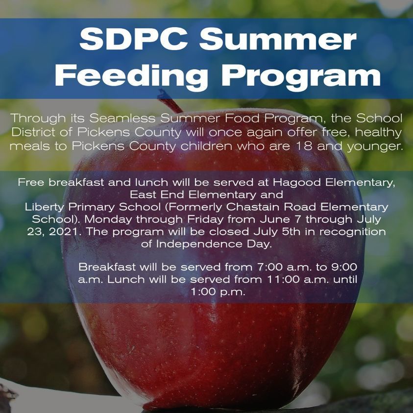 SDPC Summer Feeding Information
