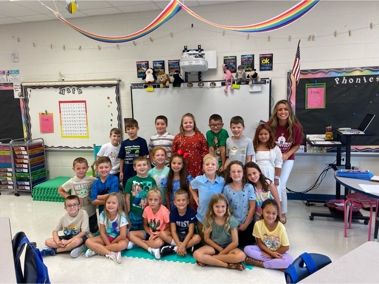 Ms. Hardin’s class enjoyed their first day of school