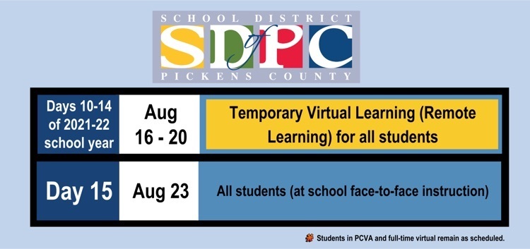 SDPC Temporary Virtual Learning