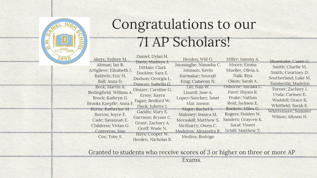 AP Scholars