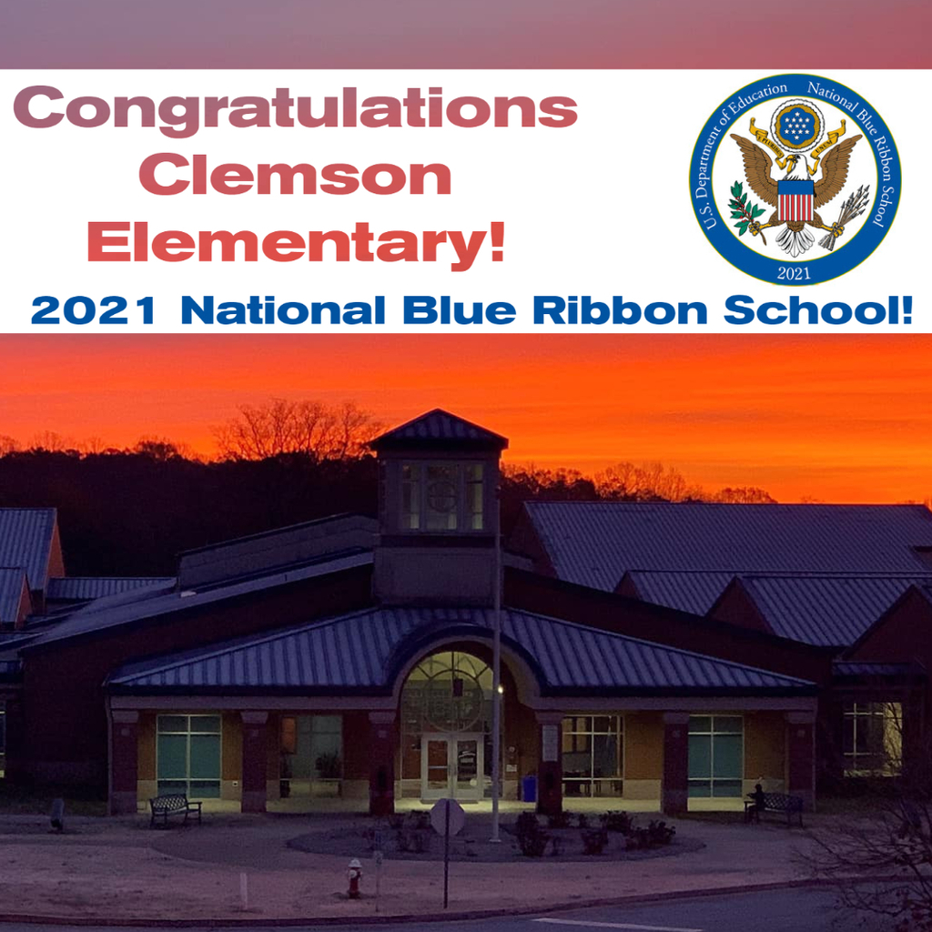 Clemson Elementary named 2021 national blue ribbon school 