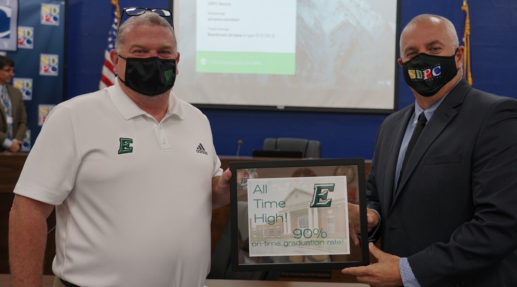 Easley High School All time high 90% graduation rate