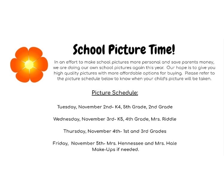School Picture Dates