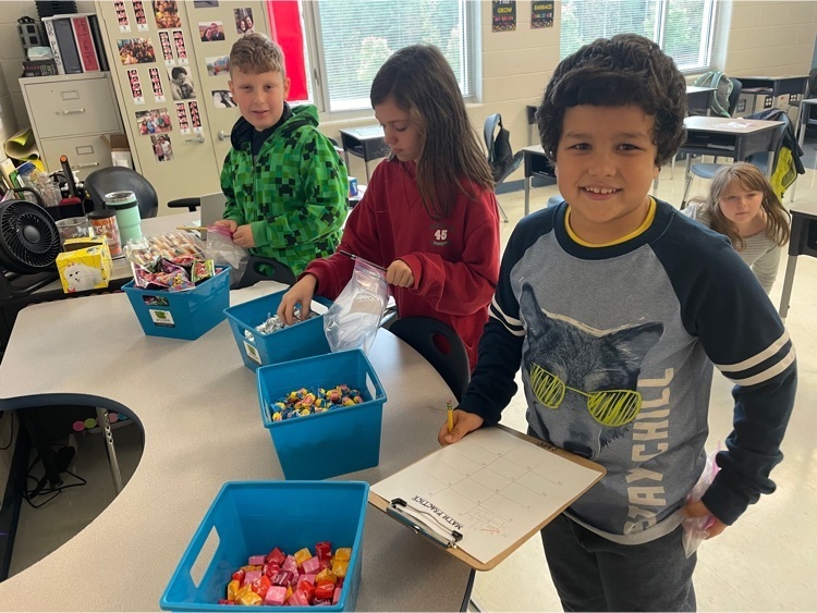 Mrs. Camp’s math classes participated in Math-or-Treating where they had to solve multiplication problems for treats. They also got to try building “bone” bridges for a STEM activity to see which could hold the most weight.