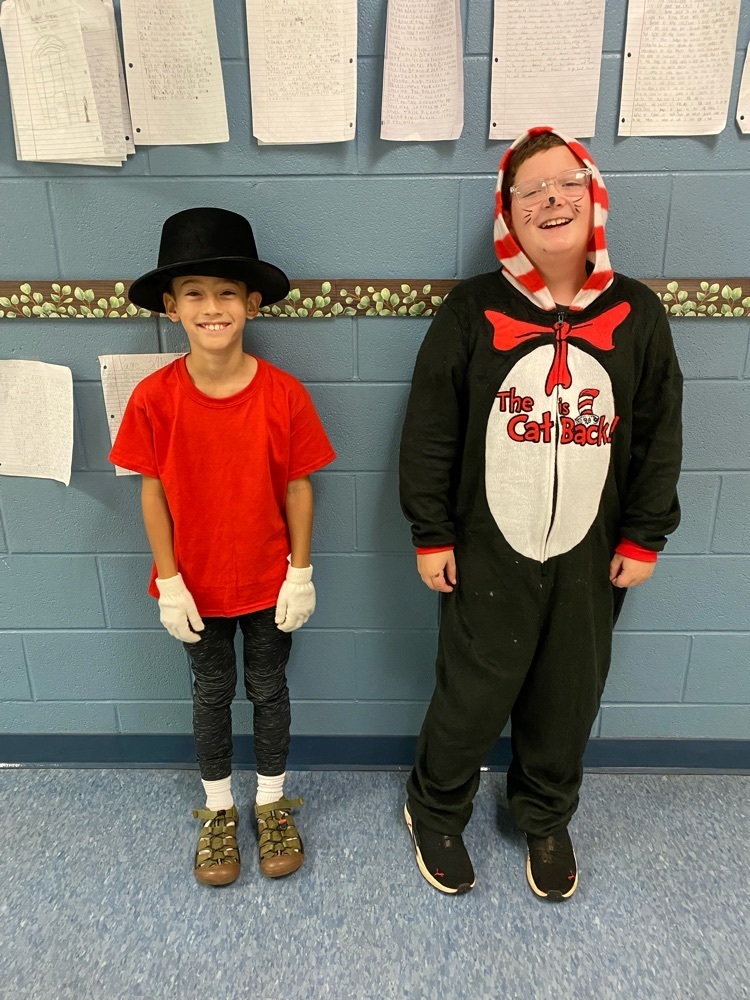 Cat in the Hat characters from Mrs. Kilby’s class 