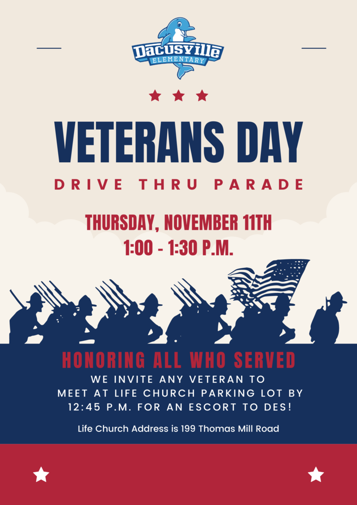 DES Veterans Day Parade information