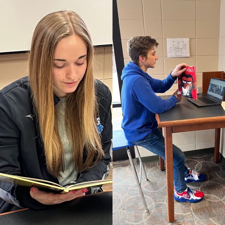 Reading with the Blue Flame
