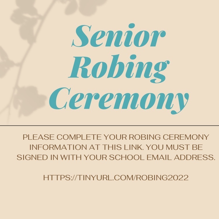 Robing Ceremony