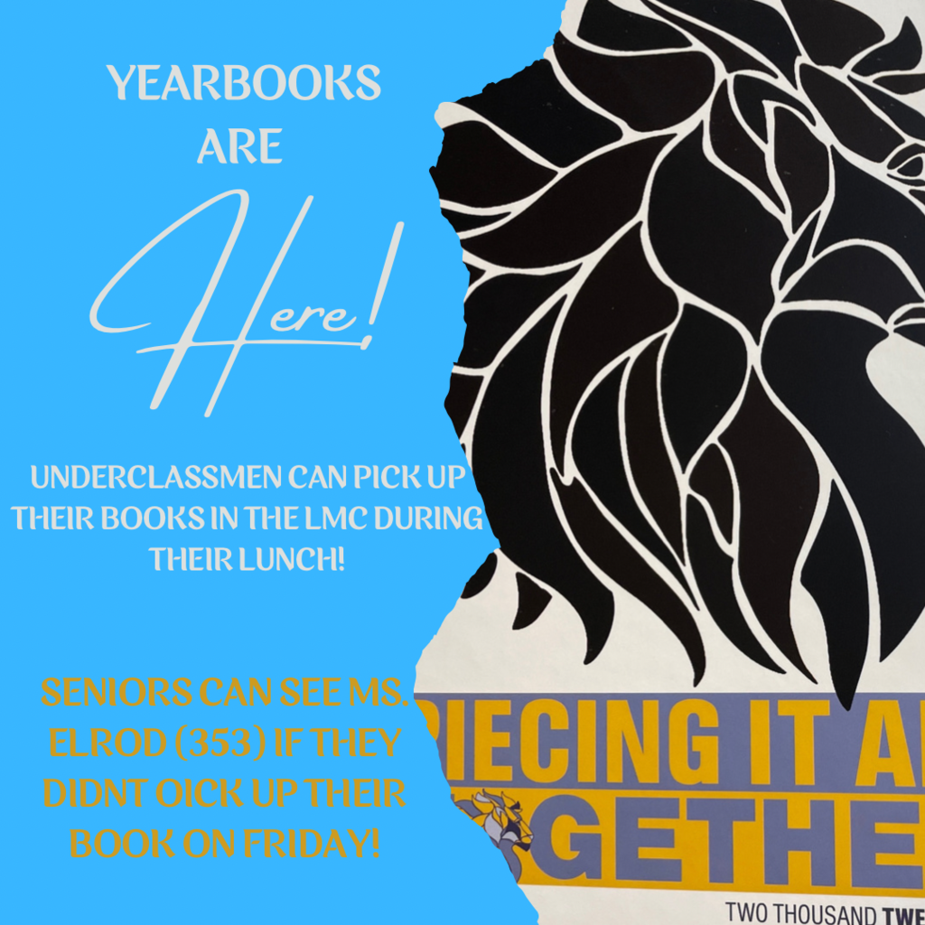 Yearbooks are here