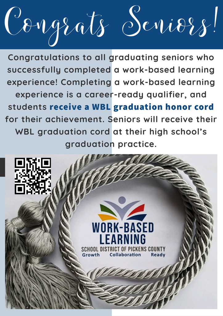 Work Based Learning Cords