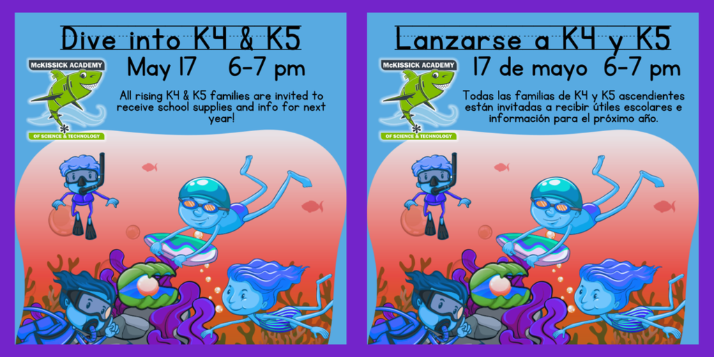 Dive in to K4 and K5 night