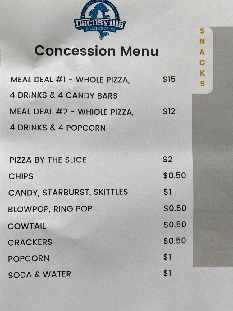 movie night concession prices 