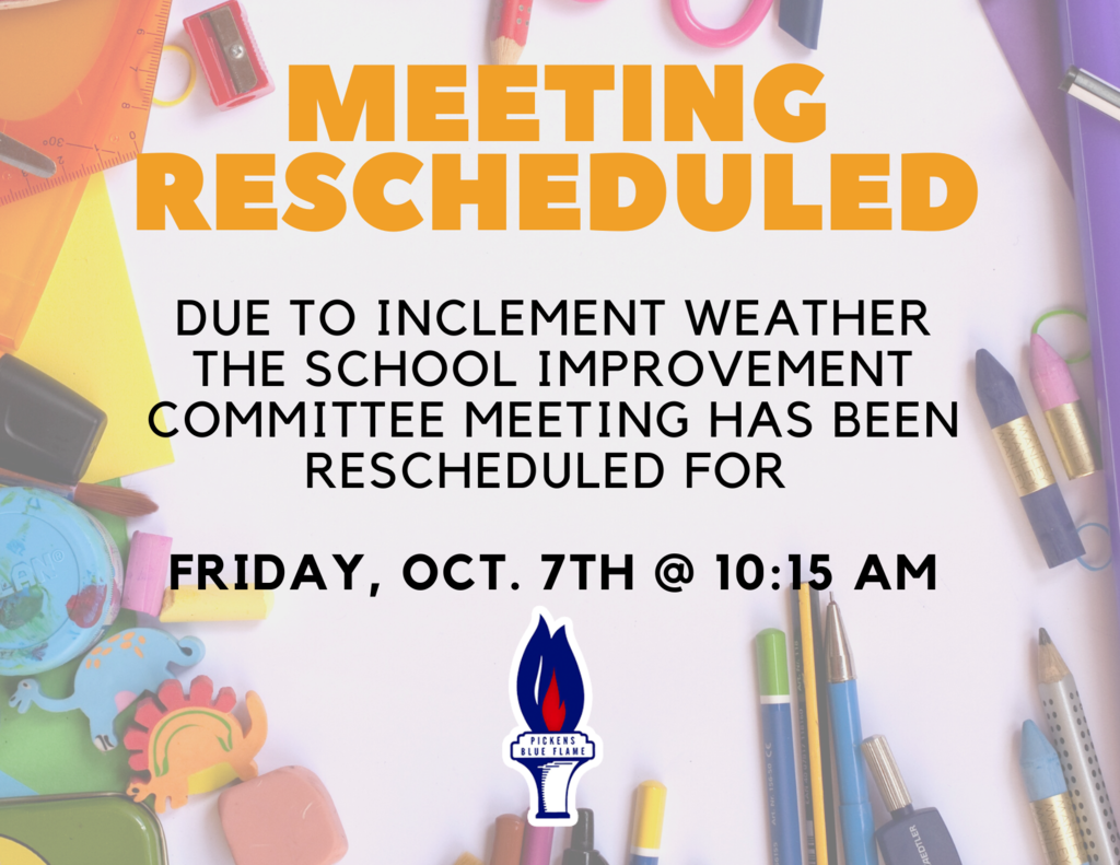 Meeting Rescheduled