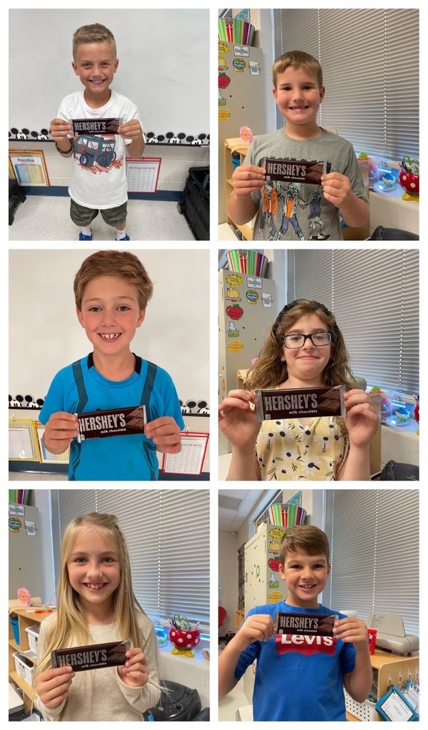 Check out these 3rd grader mathematicians! They have passed all their multiplication tests. Of course you win a chocolate array! Mmm math goodness. 