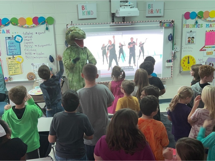 2nd grade had a special visitor today for Halloween!