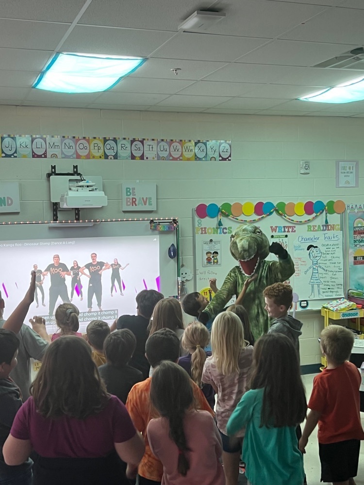 2nd grade had a special visitor today for Halloween!