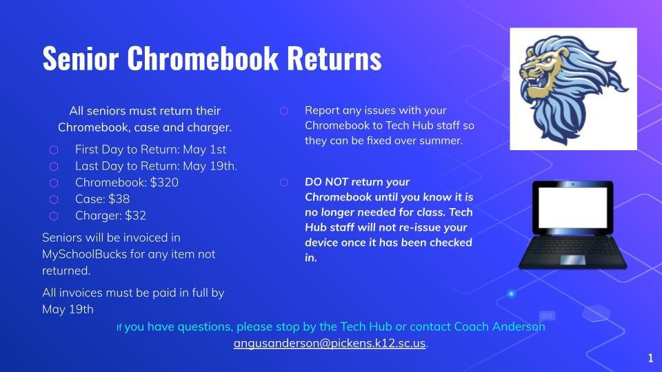 chromebook return
