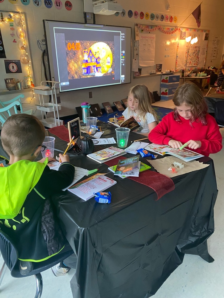 My class visited the Book Bites Cafe today! We learned about and got to sample several new genres of books!