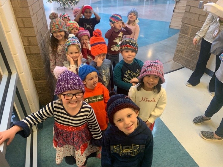 Thanks to From the Heart for blessing each of our students with a warm hat! 